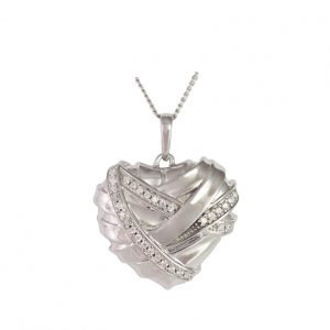 AUN9424 Healing Heart Ash Pendant 925SS