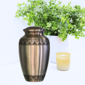 Cremation Urn Decorative Pewter