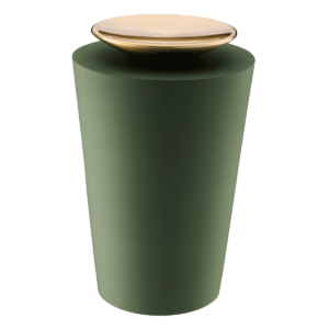 Crescent Tall Sage Green Urn