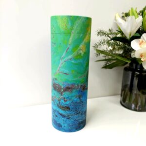 Abstract Blue Extra Large Scattering Tube