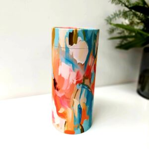 Painted Floral Medium Scattering Tube